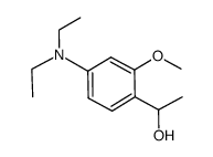 1-(4-diethylamino-2-methoxyphenyl)ethanol Structure