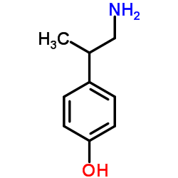 Phenol, 4-(2-amino-1-methylethyl)-, (S)- (9CI)结构式