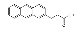 3-(anthracen-2-yl)propionic acid结构式