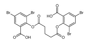 bis(3,5-dibromosalicyl)glutarate Structure