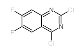 2,4-Dichloro-6,7-difluoroquinazoline Structure