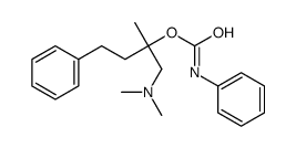 [1-(dimethylamino)-2-methyl-4-phenylbutan-2-yl] N-phenylcarbamate结构式