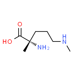 Ornithine, N5,2-dimethyl- (9CI) structure
