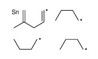 tributyl(4-methylpenta-1,4-dienyl)stannane Structure