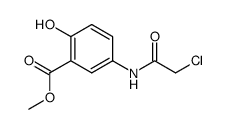 5-(2-chloro-acetylamino)-2-hydroxy-benzoic acid methyl ester结构式