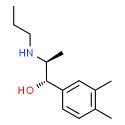Benzyl alcohol, 3,4-dimethyl-alpha-[1-(propylamino)ethyl]-, threo- (8CI) Structure