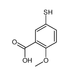 5-mercapto-o-anisic acid结构式