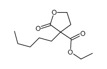 ethyl 2-oxo-3-pentyloxolane-3-carboxylate Structure