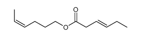 hex-4-enyl hex-3-enoate结构式