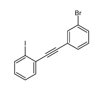 1-bromo-3-[2-(2-iodophenyl)ethynyl]benzene Structure