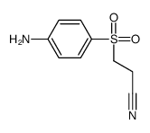 3-(4-AMINO-BENZENESULFONYL)-PROPIONITRILE structure