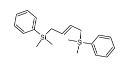 (E)-1,4-bis(dimethylphenylsilyl)-2-butene结构式