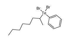 2-octylphenyltellurium dibromide Structure