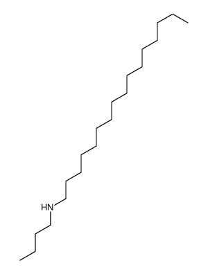 N-butylhexadecan-1-amine Structure