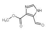 5-醛基咪唑-4-甲酸甲酯结构式