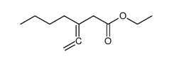 3-(n-butyl)penta-3,4-dienoic acid ethyl ester Structure