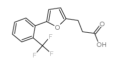 3-(5-(2-(三氟甲基)苯基l)-2-呋喃)丙酸结构式