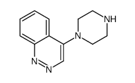 4-(1-哌嗪基)噌啉结构式