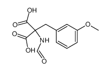 formylamino-(3-methoxy-benzyl)-malonic acid Structure