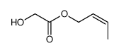 (Z)-2-butenyl 2-hydroxyacetate Structure