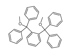 1,2-bis-(α-methoxy-benzhydryl)-benzene Structure