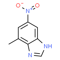 1H-Benzimidazole,7-methyl-5-nitro- structure