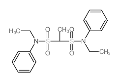 N,N-diethyl-N,N-diphenyl-ethane-1,1-disulfonamide结构式