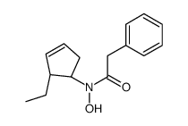 N-[(1S,2S)-2-ethylcyclopent-3-en-1-yl]-N-hydroxy-2-phenylacetamide Structure
