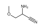 2-amino-3-methoxypropanenitrile Structure