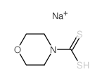 4-Morpholinecarbodithioicacid, sodium salt (1:1) Structure