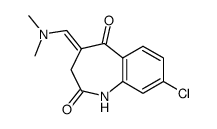 8-chloro-4<(dimethylamino)methylidene>-3,4-dihydro-1H-1-benzazepine-2,5--dione Structure