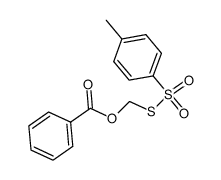 benzoyloxymethyl p-toluenethiosulfonate Structure