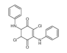 2,5-dianilino-3,6-dichlorocyclohex-2-ene-1,4-dione Structure