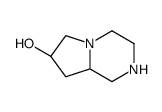 (7R,8aS)-Octahydropyrrolo[1,2-a]pyrazin-7-ol Structure