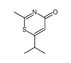 2-methyl-6-propan-2-yl-1,3-thiazin-4-one Structure