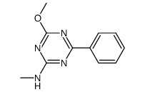4-Methoxy-N-methyl-6-phenyl-1,3,5-triazin-2-amine Structure