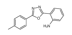 2-[5-(4-methylphenyl)-1,3,4-oxadiazol-2-yl]aniline结构式