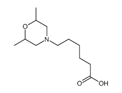 6-(2,6-dimethylmorpholin-4-yl)hexanoic acid Structure