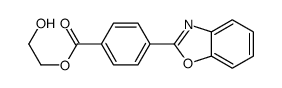 2-hydroxyethyl 4-(1,3-benzoxazol-2-yl)benzoate结构式