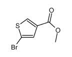5-溴噻吩-3-羧酸甲酯结构式