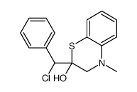 2-[chloro(phenyl)methyl]-4-methyl-3H-1,4-benzothiazin-2-ol Structure
