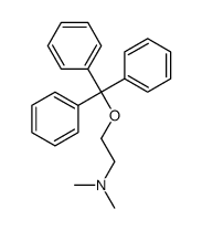 N,N-dimethyl-2-trityloxyethanamine Structure