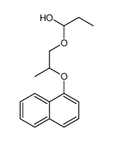 1-(2-naphthalen-1-yloxypropoxy)propan-1-ol Structure