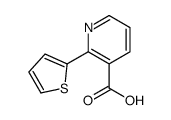 2-thiophen-2-ylpyridine-3-carboxylic acid结构式