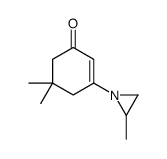 5,5-dimethyl-3-(2-methylaziridin-1-yl)cyclohex-2-en-1-one结构式