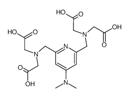 4-(Dimethylamino)-2,6-pyridinbis(methylamin)-N,N,N',N'-tetraessigsaeure Structure