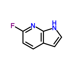 6-氟-7-氮杂吲哚结构式