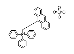 anthracen-9-ylmethyl(triphenyl)phosphanium,perchlorate Structure