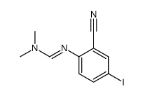 N'-(2-cyano-4-iodo-phenyl)-N,N-dimethyl-formamidine Structure