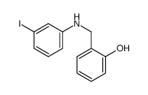 2-[(3-iodoanilino)methyl]phenol Structure